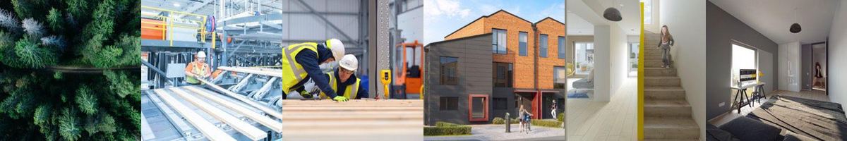 Photos of the construction process at Ideal